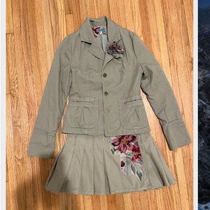 Kenzo Skirt and Blazer Set